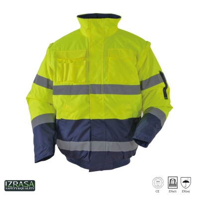 IZRASA™ NT60 - Kolları Çıkmalı İçi Polarlı 300D Oxford Pilot Mont - Görsel 1