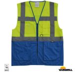 Vizwell™ VWRW01 - Reflektörlü Çok Cepli Mühendis Yelek - Görsel 2