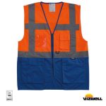 Vizwell™ VWRW01 - Reflektörlü Çok Cepli Mühendis Yelek